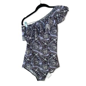 Isabel Marant Draped One Shoulder Sicilya Swimsuit Maillot De Bain One Piece